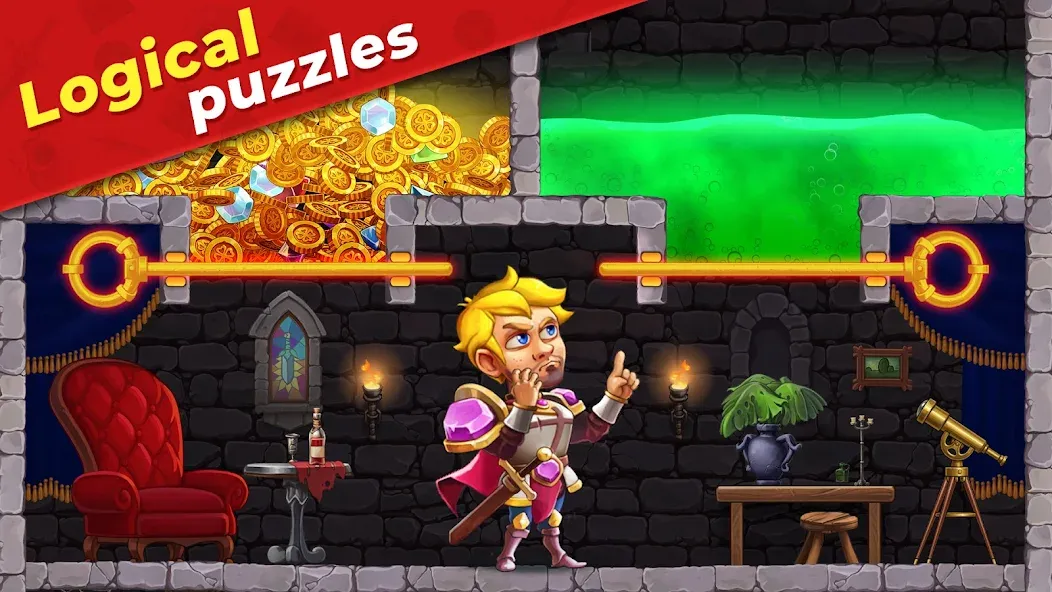 Mr. Knight: Pin Puzzles — скриншот 3