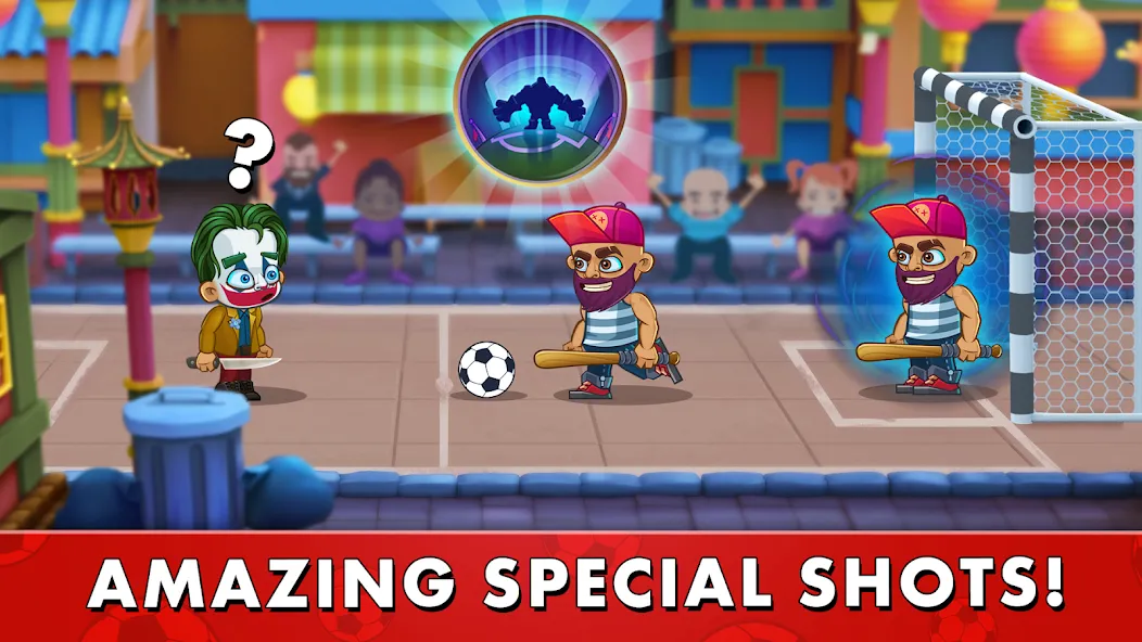 Street Soccer：Ultimate Fight МОД/Взлом [Меню, Бесконечные монеты и Открытые уровни] Screenshot 2