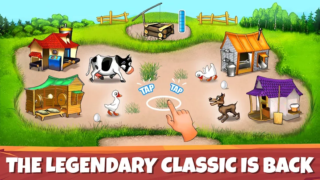 Farm Frenzy：Legendary Classics МОД/Взлом [Много монет, Открытые уровни и Мега MOD] Screenshot 1