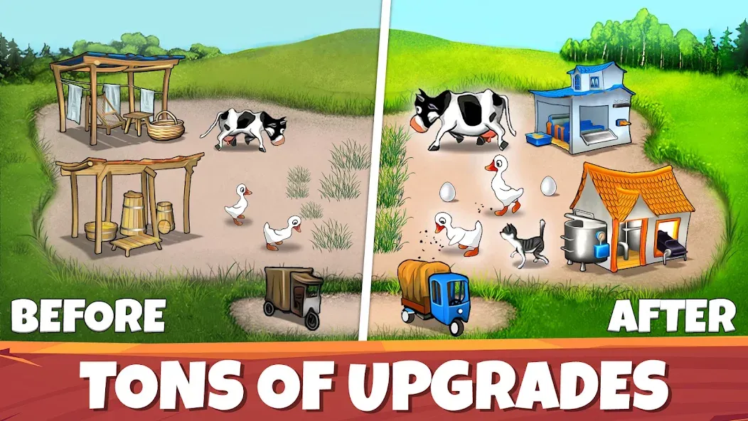 Farm Frenzy：Legendary Classics МОД/Взлом [Много монет, Открытые уровни и Мега MOD] Screenshot 2