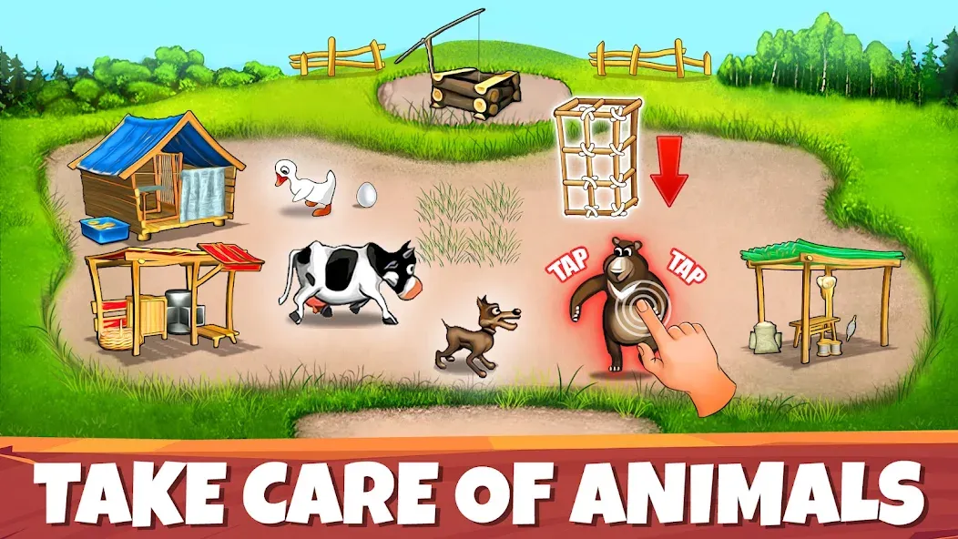 Farm Frenzy：Legendary Classics МОД/Взлом [Много монет, Открытые уровни и Мега MOD] Screenshot 4