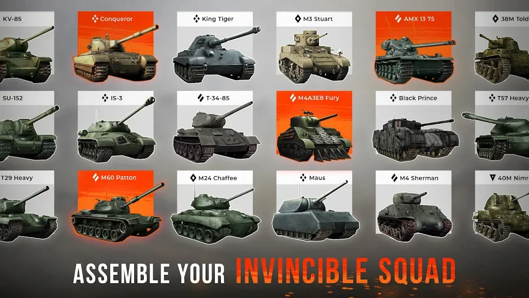 Armor Age: WW2 tank strategy (Армор Эйдж) МОД/Взлом [Меню, Бесконечные монеты и Открытые уровни] Screenshot 2