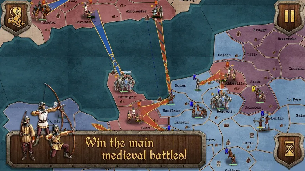 S&T: Medieval Wars МОД/Взлом [Деньги, Монеты и Меню MOD] Screenshot 1