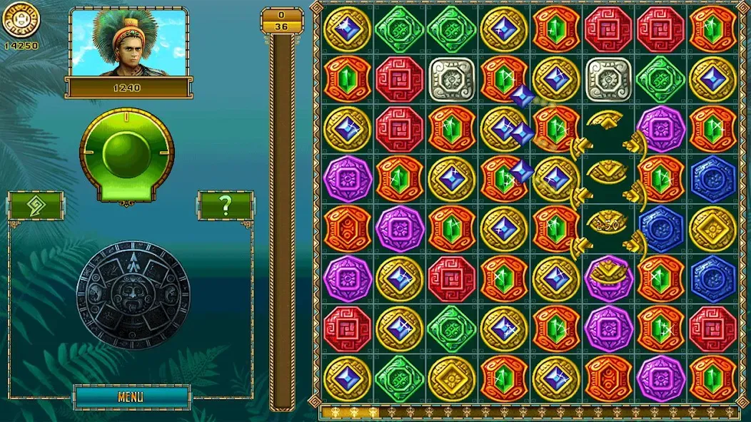 Treasure of Montezuma－wonder 3 МОД/Взлом [Деньги, Монеты и Меню MOD] Screenshot 1