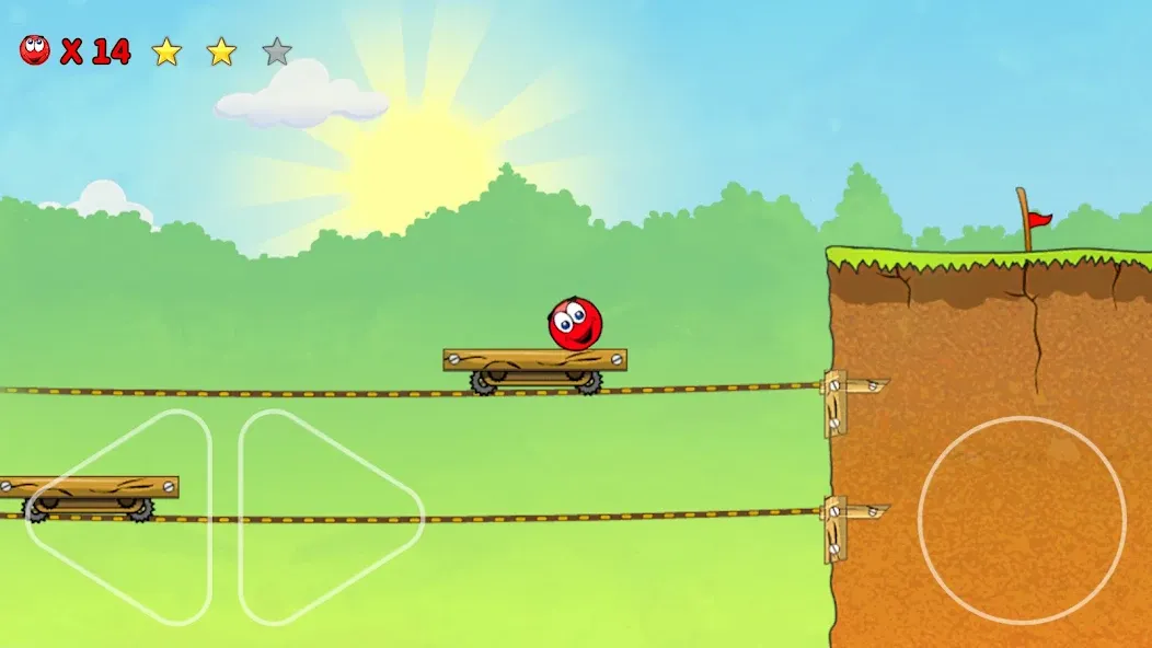 Red Ball 3: Jump for Love! Bou (Ред Болл 3) МОД/Взлом [Все открыто, Дополнительные деньги и Меню MOD] Screenshot 1