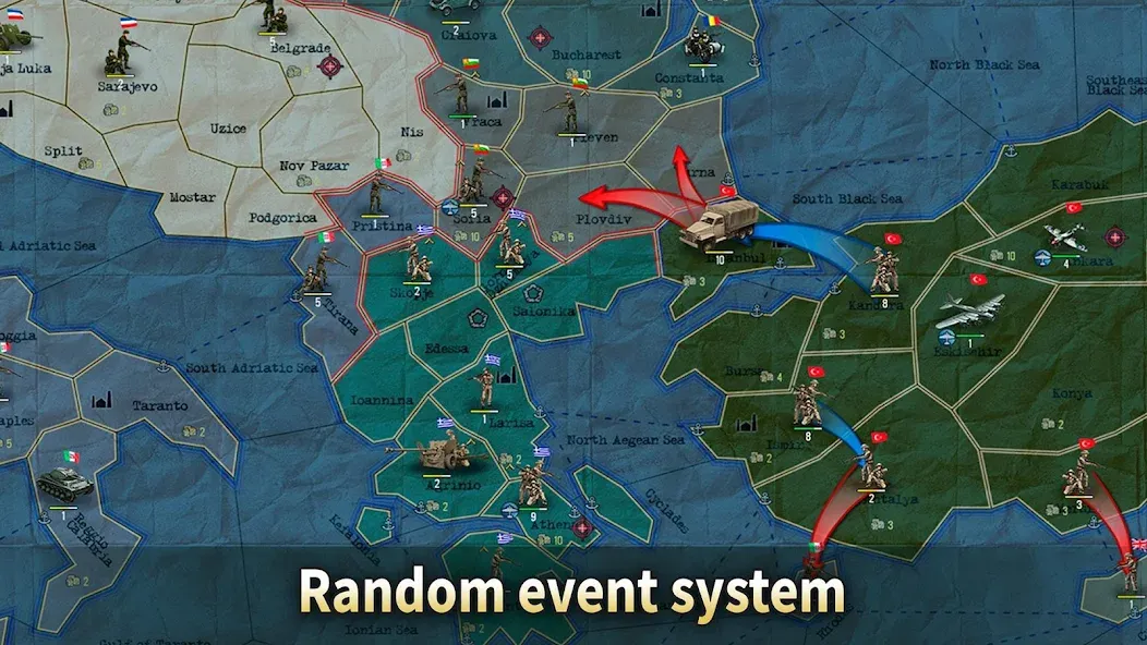 Sandbox: Strategy & Tactics－WW МОД/Взлом [Много монет, Открытые уровни и Мега MOD] Screenshot 4