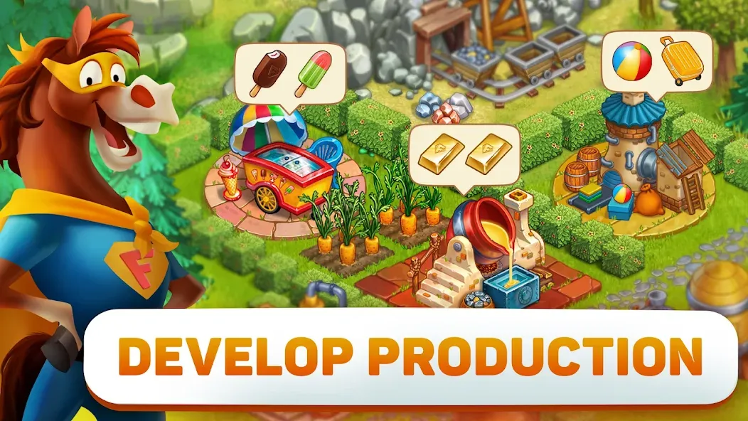 Superfarmers: Superhero Farm МОД/Взлом [Много монет, Открытые уровни и Мега MOD] Screenshot 4