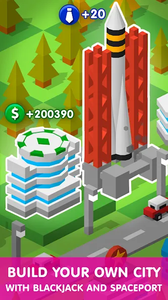 Tap Tap: Idle City Builder Sim МОД/Взлом [Деньги, Монеты и Меню MOD] Screenshot 5