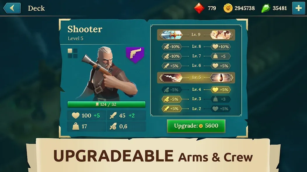 Pirate Ships・Build and Fight МОД/Взлом [Бесконечные деньги, Монеты и Мега MOD] Screenshot 5