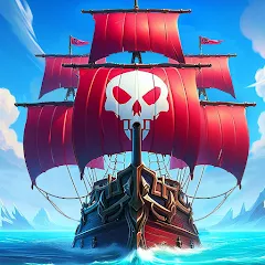 Скачать Взломанная Pirate Ships・Build and Fight на Андроид (Много денег)