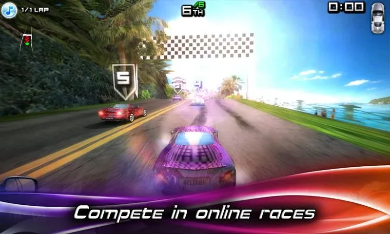 Race Illegal: High Speed 3D (Рейс Иллигал) МОД/Взлом [Все открыто, Дополнительные деньги и Меню MOD] Screenshot 1