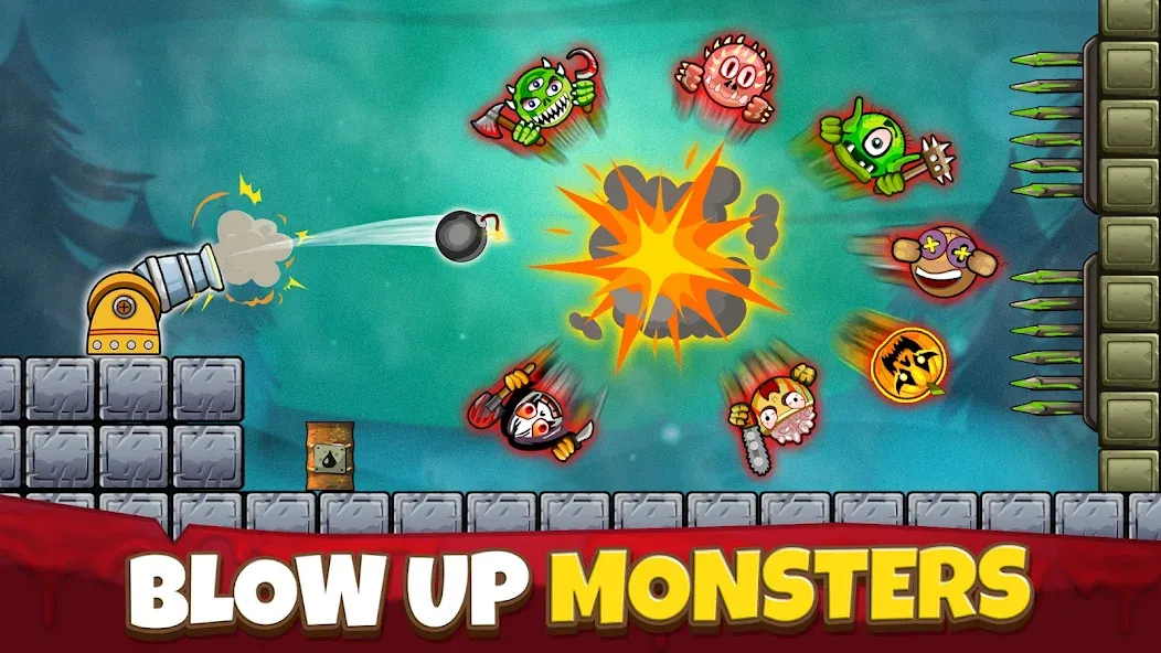 Crush the Monsters：Foul Puzzle МОД/Взлом [Бесконечные деньги, Монеты и Мега MOD] Screenshot 1