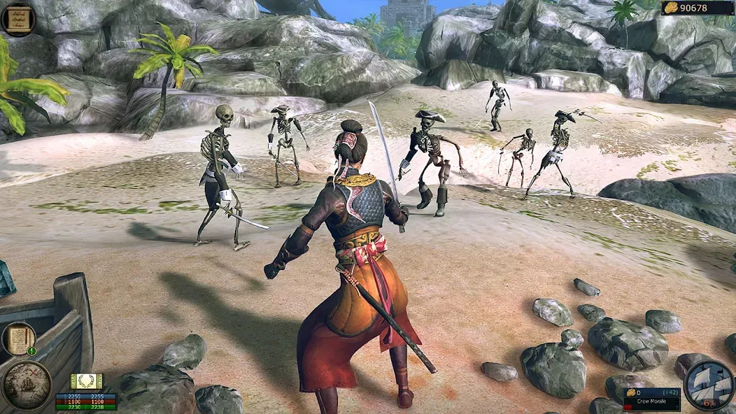 Pirates Flag－Open-world RPG (Темпест) МОД/Взлом [Меню, Бесконечные монеты и Открытые уровни] Screenshot 3