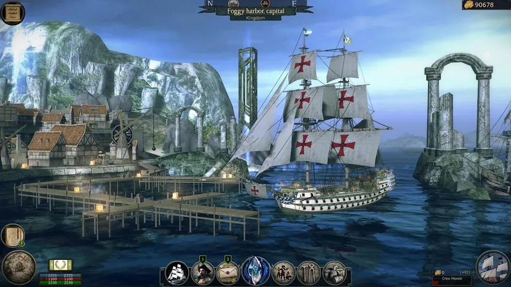 Pirates Flag－Open-world RPG (Темпест) МОД/Взлом [Меню, Бесконечные монеты и Открытые уровни] Screenshot 4