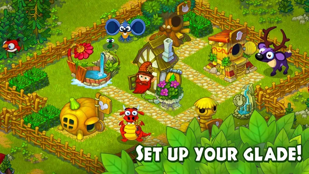 Animal Village: Forest Ranch МОД/Взлом [Меню, Бесконечные монеты и Открытые уровни] Screenshot 1