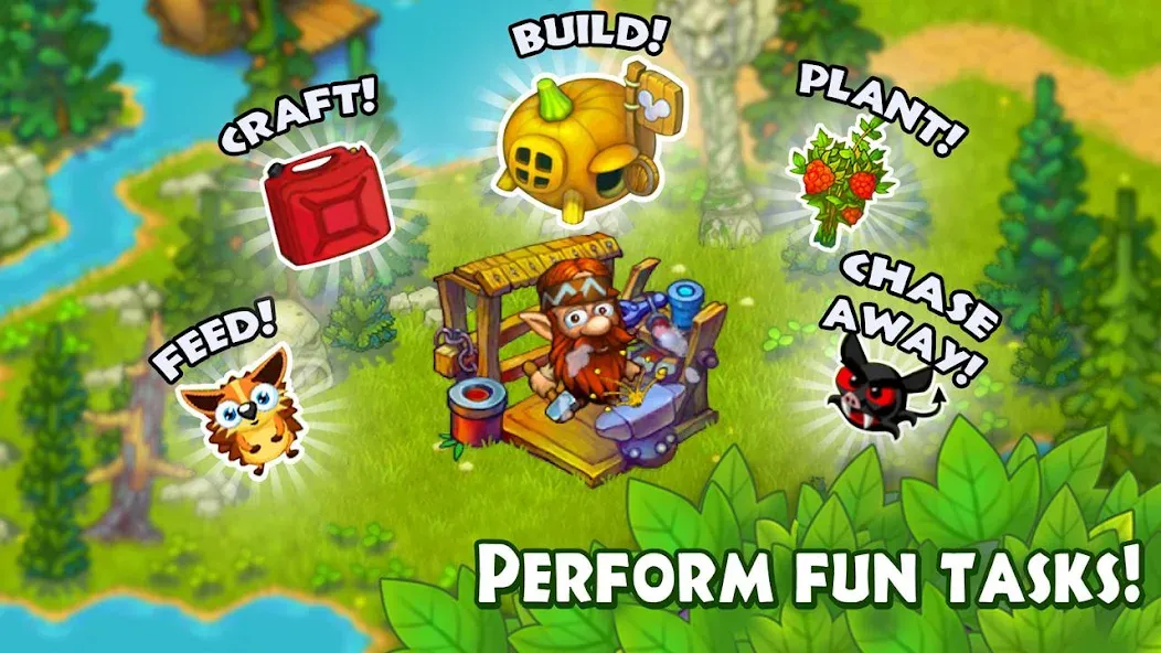 Animal Village: Forest Ranch МОД/Взлом [Меню, Бесконечные монеты и Открытые уровни] Screenshot 4