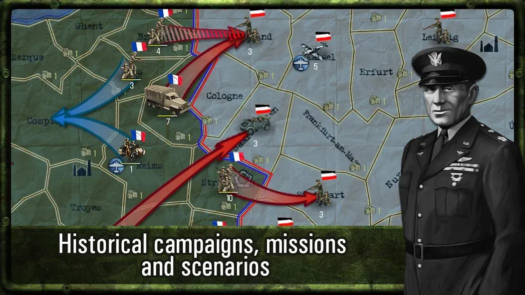 Strategy & Tactics: WW2 МОД/Взлом [Много монет, Открытые уровни и Мега MOD] Screenshot 2
