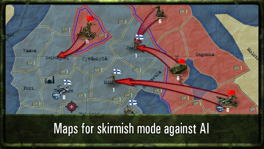 Strategy & Tactics: WW2 МОД/Взлом [Много монет, Открытые уровни и Мега MOD] Screenshot 5