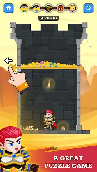 Hero Rescue (Герой Спасения) МОД/Взлом [Много денег, Монет и Все открыто] Screenshot 1