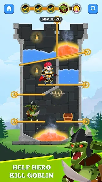 Hero Rescue (Герой Спасения) МОД/Взлом [Много денег, Монет и Все открыто] Screenshot 2