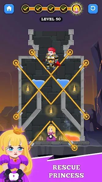 Hero Rescue (Герой Спасения) МОД/Взлом [Много денег, Монет и Все открыто] Screenshot 3