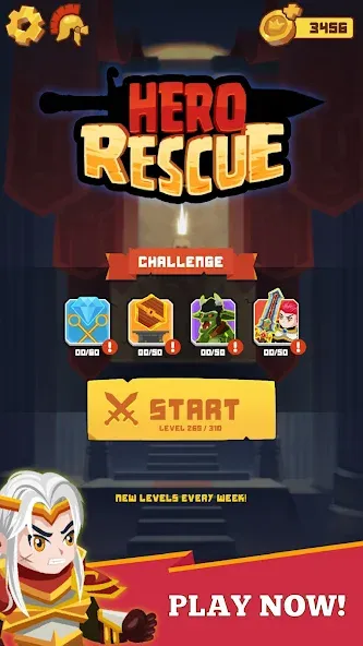 Hero Rescue (Герой Спасения) МОД/Взлом [Много денег, Монет и Все открыто] Screenshot 5