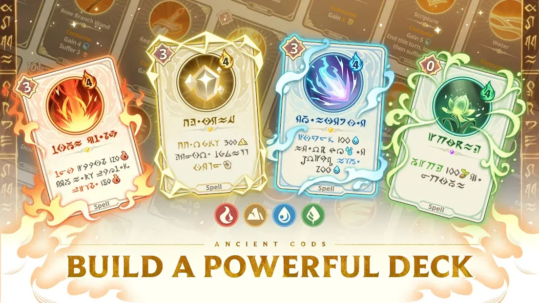 Ancient Gods: Card Battle RPG (Эншент Годс) МОД/Взлом [Много монет, Открытые уровни и Мега MOD] Screenshot 3
