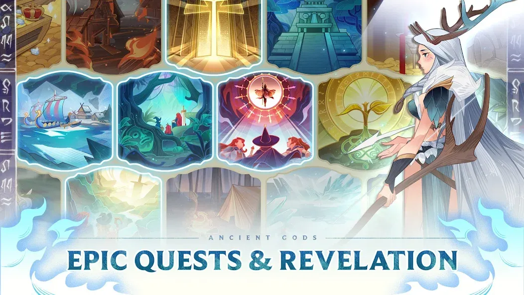 Ancient Gods: Card Battle RPG (Эншент Годс) МОД/Взлом [Много монет, Открытые уровни и Мега MOD] Screenshot 4