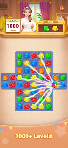 Hey Beauty: Love & Puzzle (Хей Бьюти) МОД/Взлом [Много денег, Монет и Все открыто] Screenshot 4