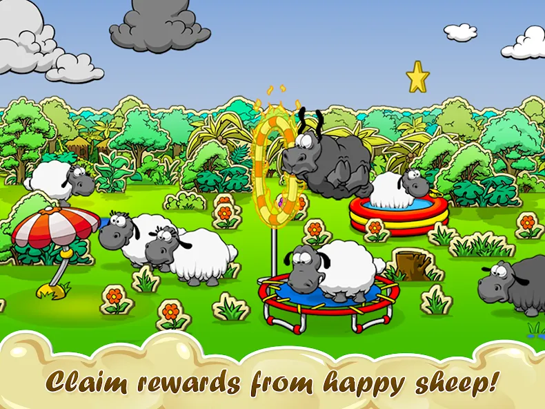Clouds & Sheep МОД/Взлом [Много денег, Монет и Все открыто] Screenshot 2