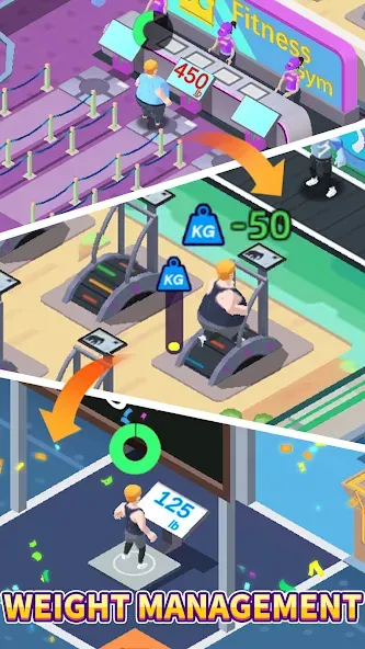 Fitness Club Tycoon (Фитнес Клуб Тайкун) МОД/Взлом [Много монет, Открытые уровни и Мега MOD] Screenshot 1