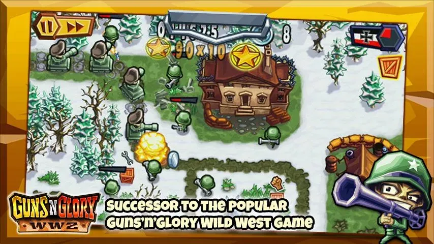Guns'n'Glory WW2 МОД/Взлом [Бесконечные деньги, Монеты и Мега MOD] Screenshot 1