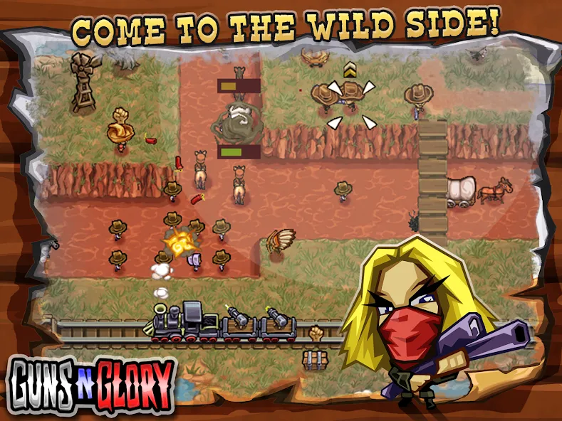 Guns'n'Glory МОД/Взлом [Много монет, Открытые уровни и Мега MOD] Screenshot 4