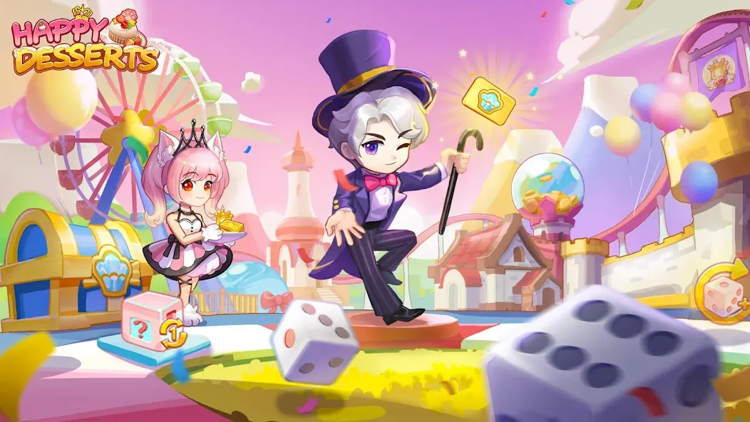 Happy Desserts！ МОД/Взлом [Деньги, Монеты и Меню MOD] Screenshot 1