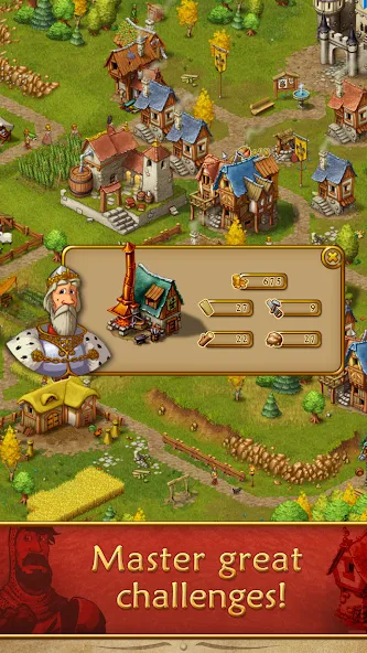 Townsmen МОД/Взлом [Меню, Бесконечные монеты и Открытые уровни] Screenshot 4