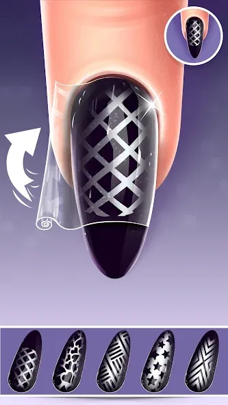 Nail Salon Fashion Makeup Game МОД/Взлом [Все открыто, Дополнительные деньги и Меню MOD] Screenshot 2