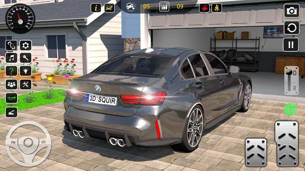 Super Car Parking 3d Games МОД/Взлом [Меню, Бесконечные монеты и Открытые уровни] Screenshot 1