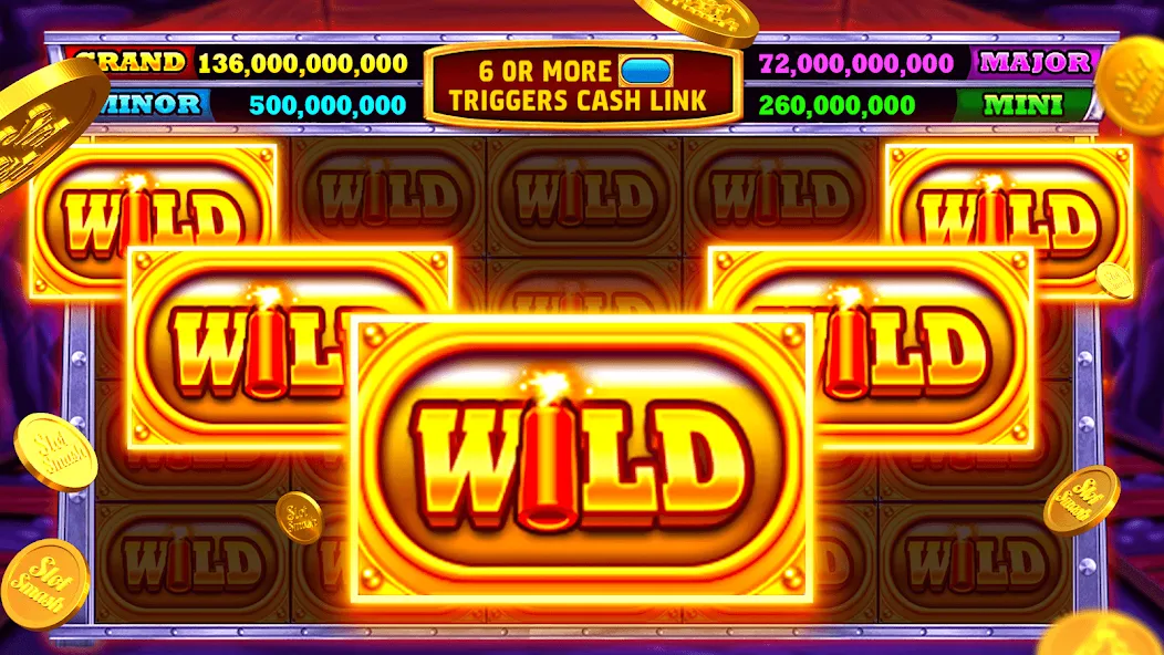 Slotsmash™ - Casino Slots Game (Слотсмэш) МОД/Взлом [Бесконечные деньги, Монеты и Мега MOD] Screenshot 3
