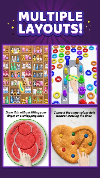 Tile Master 3D® - Triple Match (Тайл Мастер 3Д) МОД/Взлом [Много денег, Монет и Все открыто] Screenshot 3
