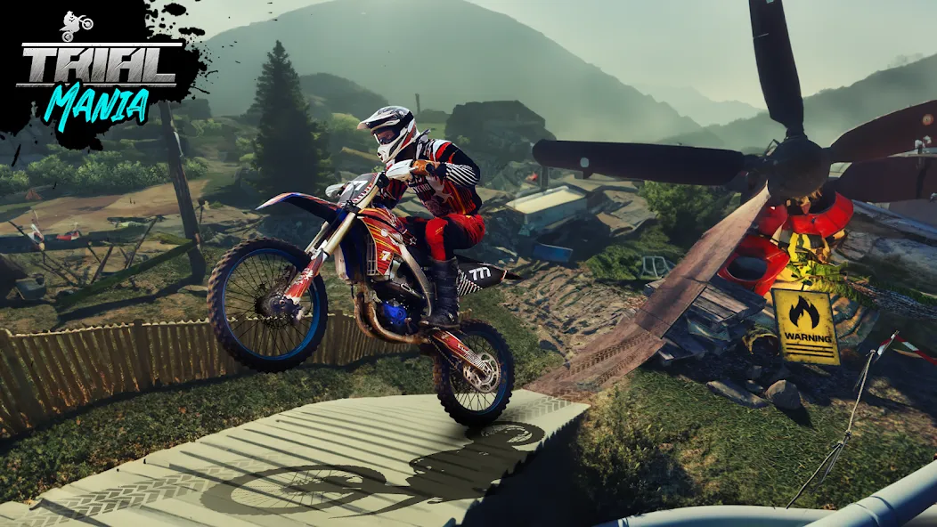 Trial Mania: Dirt Bike Games (Трайал Мания) МОД/Взлом [Много монет, Открытые уровни и Мега MOD] Screenshot 1