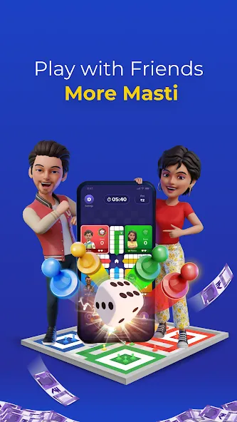 Play Ludo Game Online Win Cash (Людо) МОД/Взлом [Много монет, Открытые уровни и Мега MOD] Screenshot 2