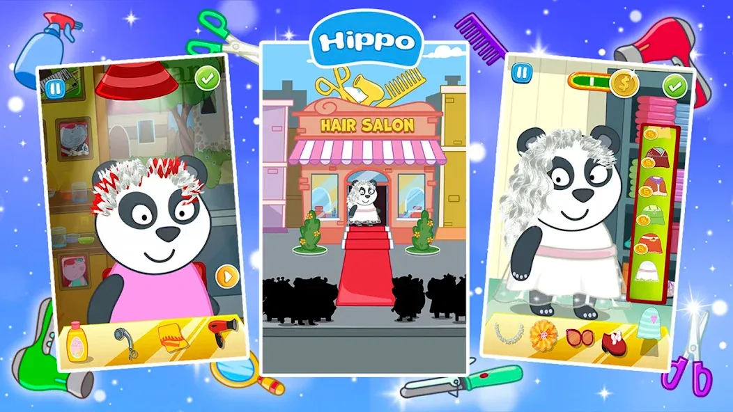 Hair Salon: Fashion Games МОД/Взлом [Много монет, Открытые уровни и Мега MOD] Screenshot 2