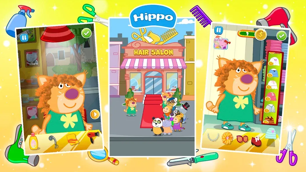 Hair Salon: Fashion Games МОД/Взлом [Много монет, Открытые уровни и Мега MOD] Screenshot 4