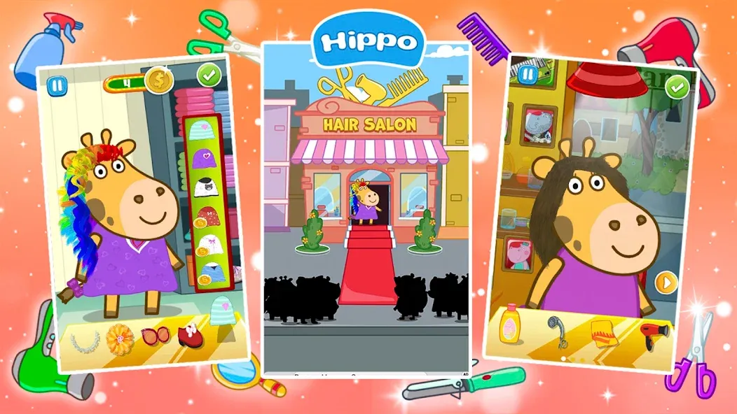 Hair Salon: Fashion Games МОД/Взлом [Много монет, Открытые уровни и Мега MOD] Screenshot 5