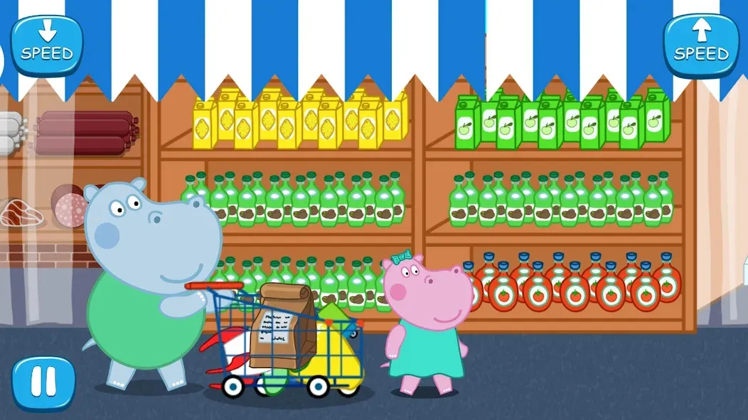 Kids Supermarket: Shopping МОД/Взлом [Деньги, Монеты и Меню MOD] Screenshot 5