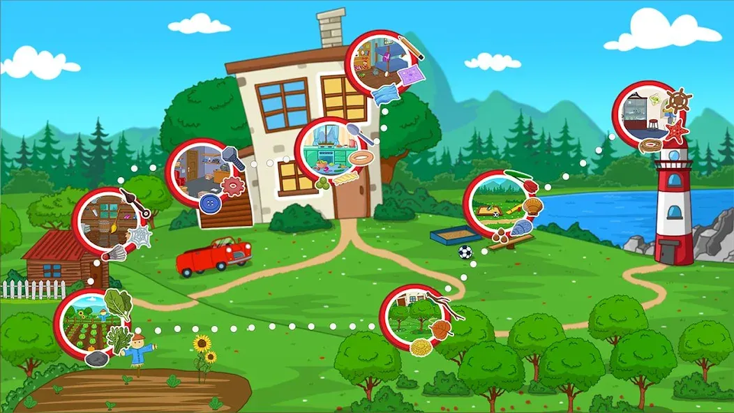 Kindergarten: Learn and play МОД/Взлом [Меню, Бесконечные монеты и Открытые уровни] Screenshot 5