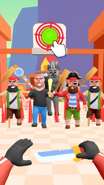 Hit Master 3D - Knife Assassin (Хит Мастер 3Д) МОД/Взлом [Деньги, Монеты и Меню MOD] Screenshot 3