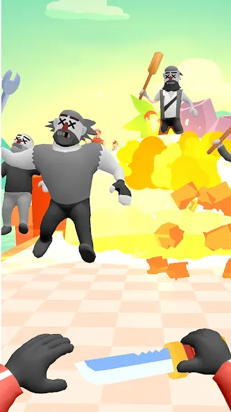 Hit Master 3D - Knife Assassin (Хит Мастер 3Д) МОД/Взлом [Деньги, Монеты и Меню MOD] Screenshot 5