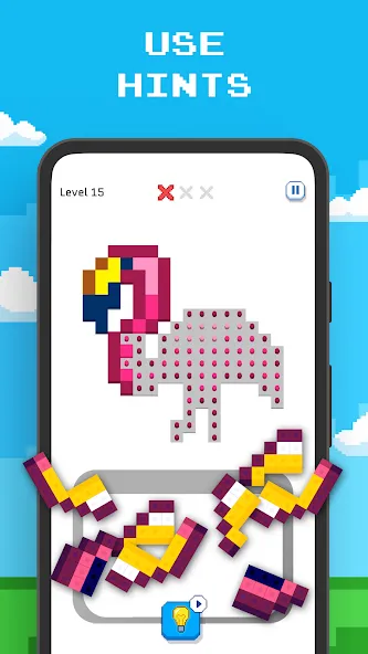 Blockin' Color - Block Puzzle МОД/Взлом [Много монет, Открытые уровни и Мега MOD] Screenshot 5