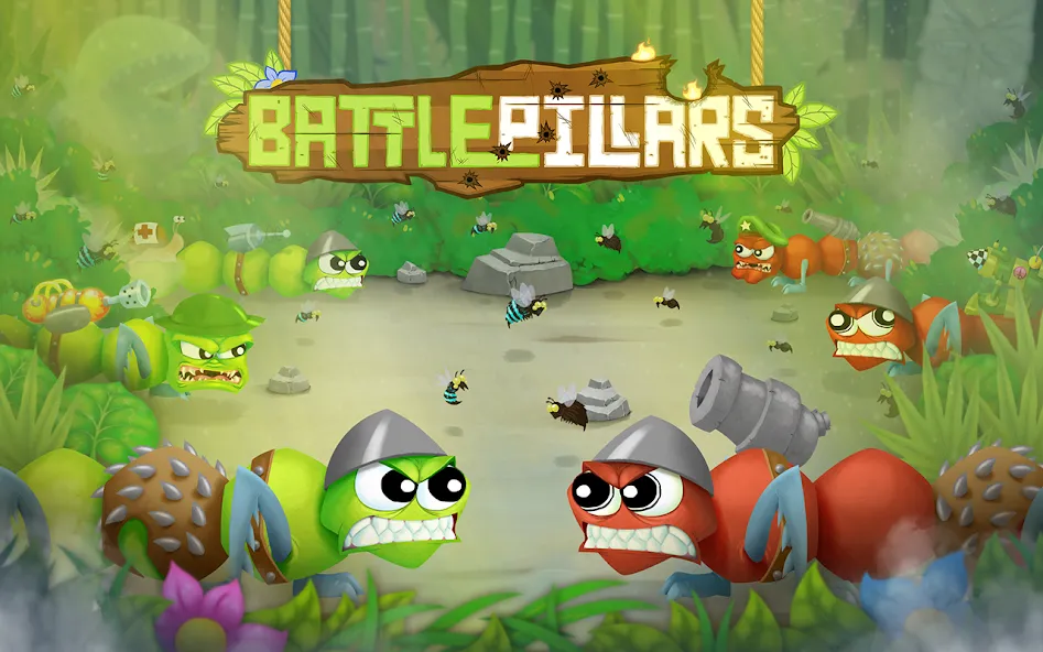 Battlepillars Multiplayer PVP МОД/Взлом [Много денег, Монет и Все открыто] Screenshot 1